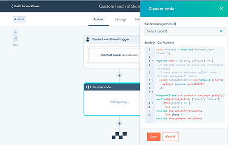 HubSpot Screen shot